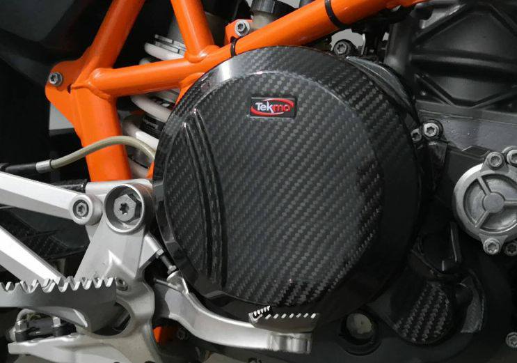 Carbon clutch cover guard KTM 690 Duke 690 SM Project
