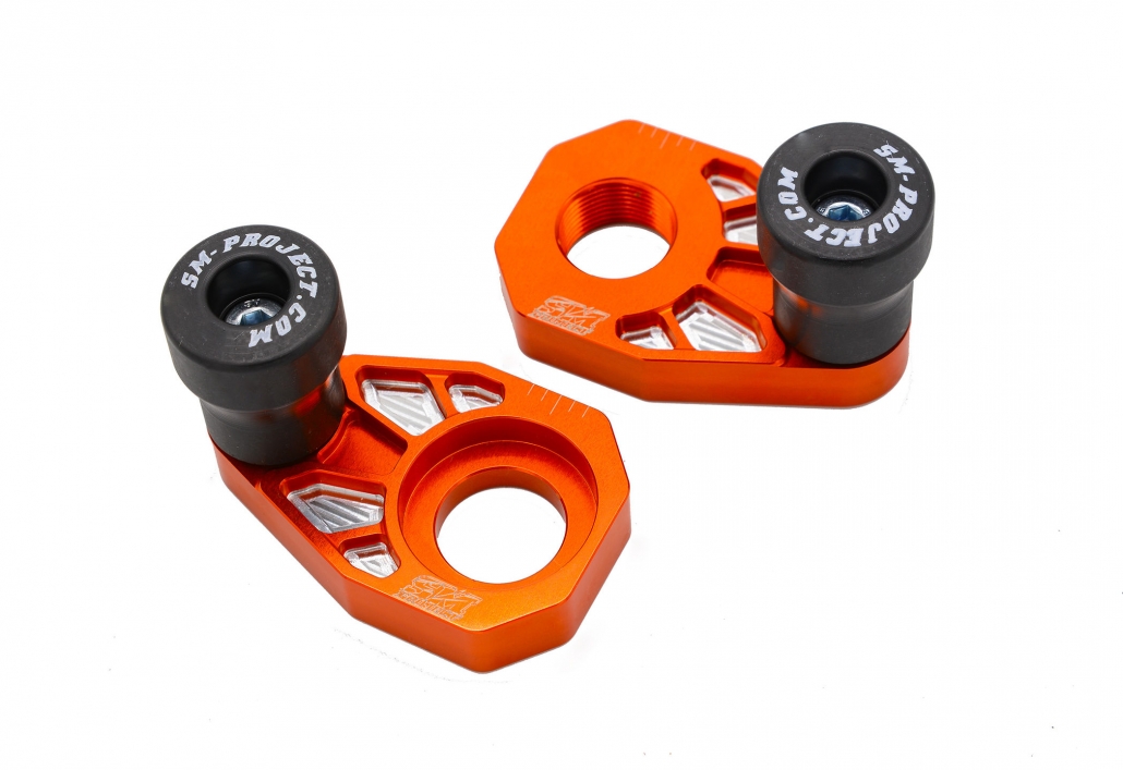 Axle blocks sliders kit KTM 69079089010901290 Orange SM Project