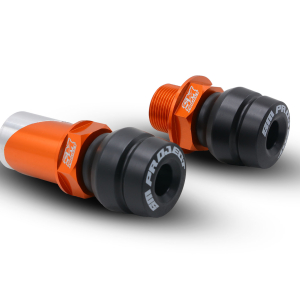 Front axle expanding system sliders kit for KTM 790/890/1090/1290  (Orange)