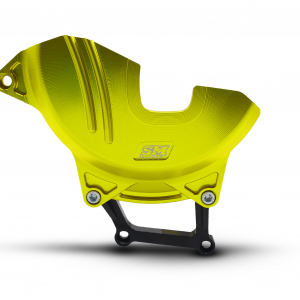 Protezione carter frizione Husqvarna 701 SM-EN-Vitpilen SM Project CNC alluminio (Giallo acido)