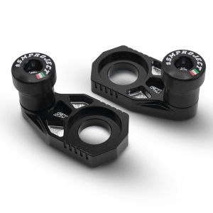 Registri tendicatena + tamponi Ducati Hypermotard 698 / Monster 937 (Nero)