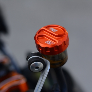 Tappo/Coperchio vaschetta Brembo tondo universale SM Project (Arancio)