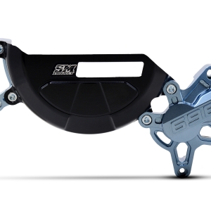 Kit protezione carter frizione Ducati Hypermotard 698 SM Project CNC alluminio (Nero)
