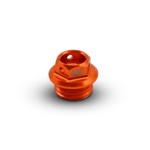 Pre-drilled oil cap KTM-Husqvarna-GasGas Orange (SM Project)